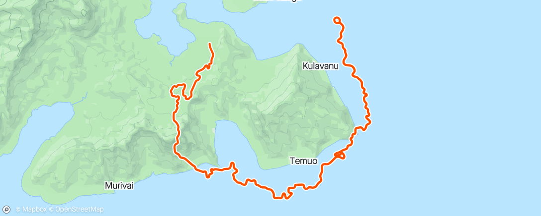 Mapa de la actividad, Zwift - Coast Crusher in Watopia