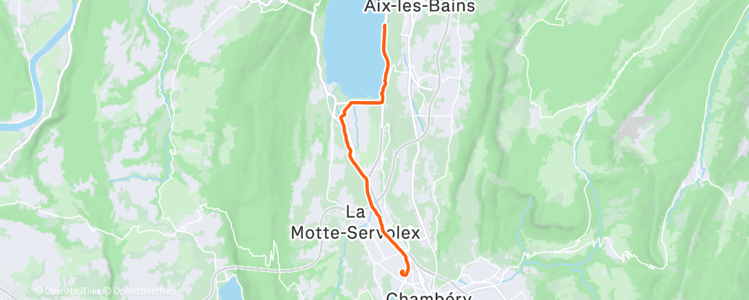 Mapa de la actividad (Morning Long Run)