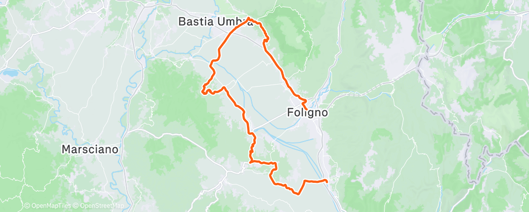 Map of the activity, Morning Ride