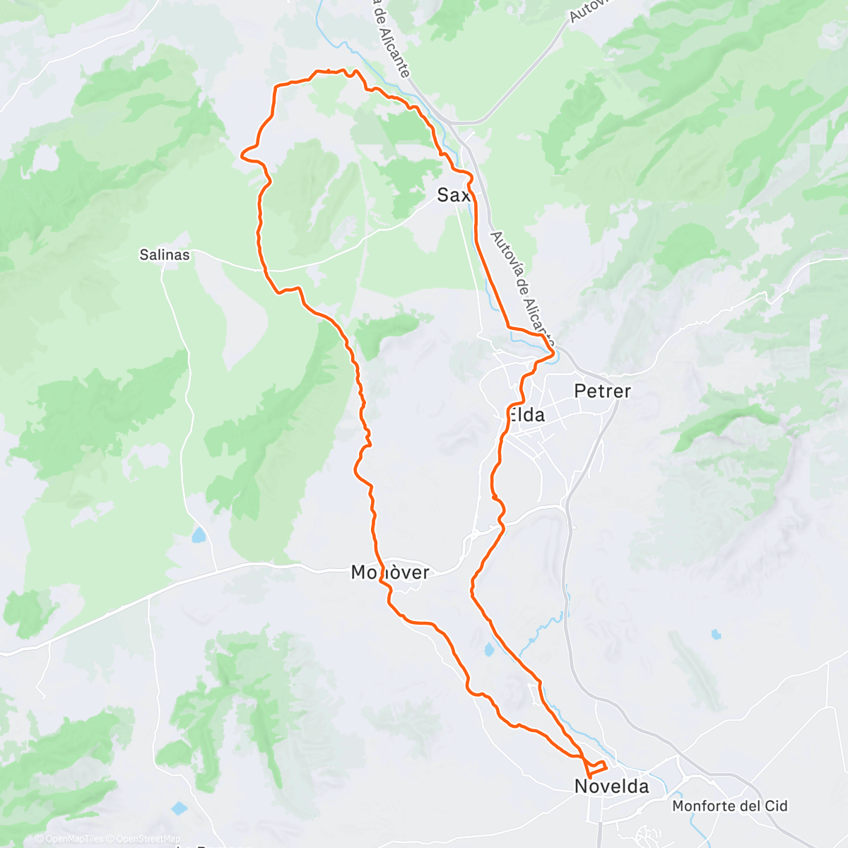 Map of the activity, Tradiciones. Paella Villenera 😋