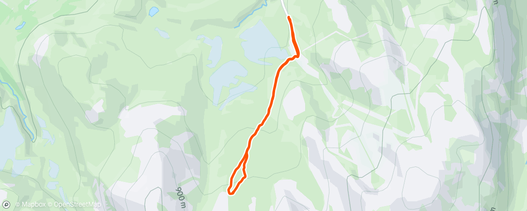 Map of the activity, Lunch Hike