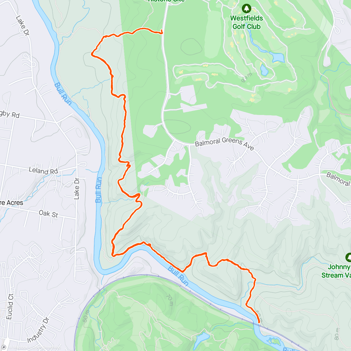Map of the activity, Hike with Chelle