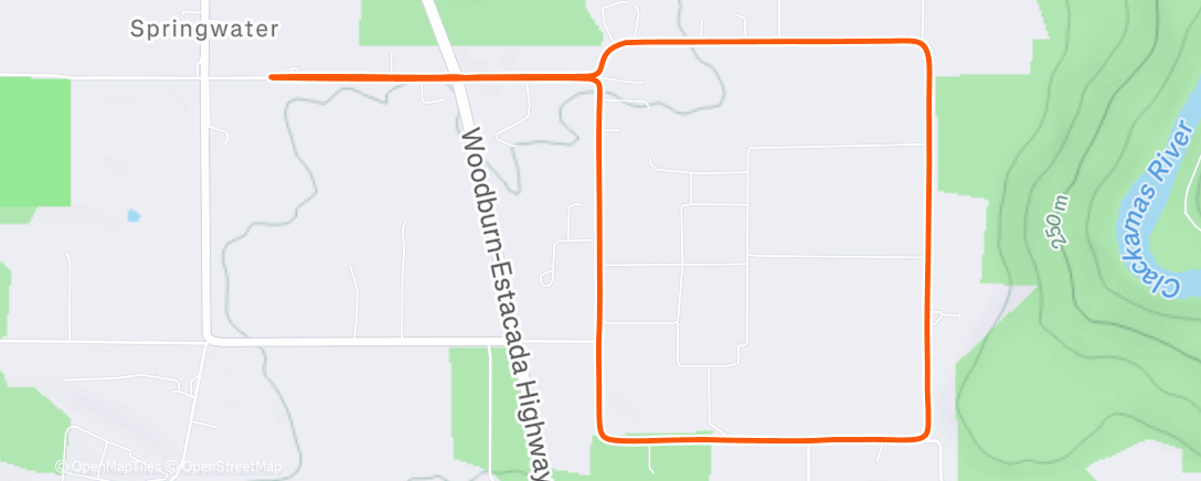 Map of the activity, Afternoon Ride