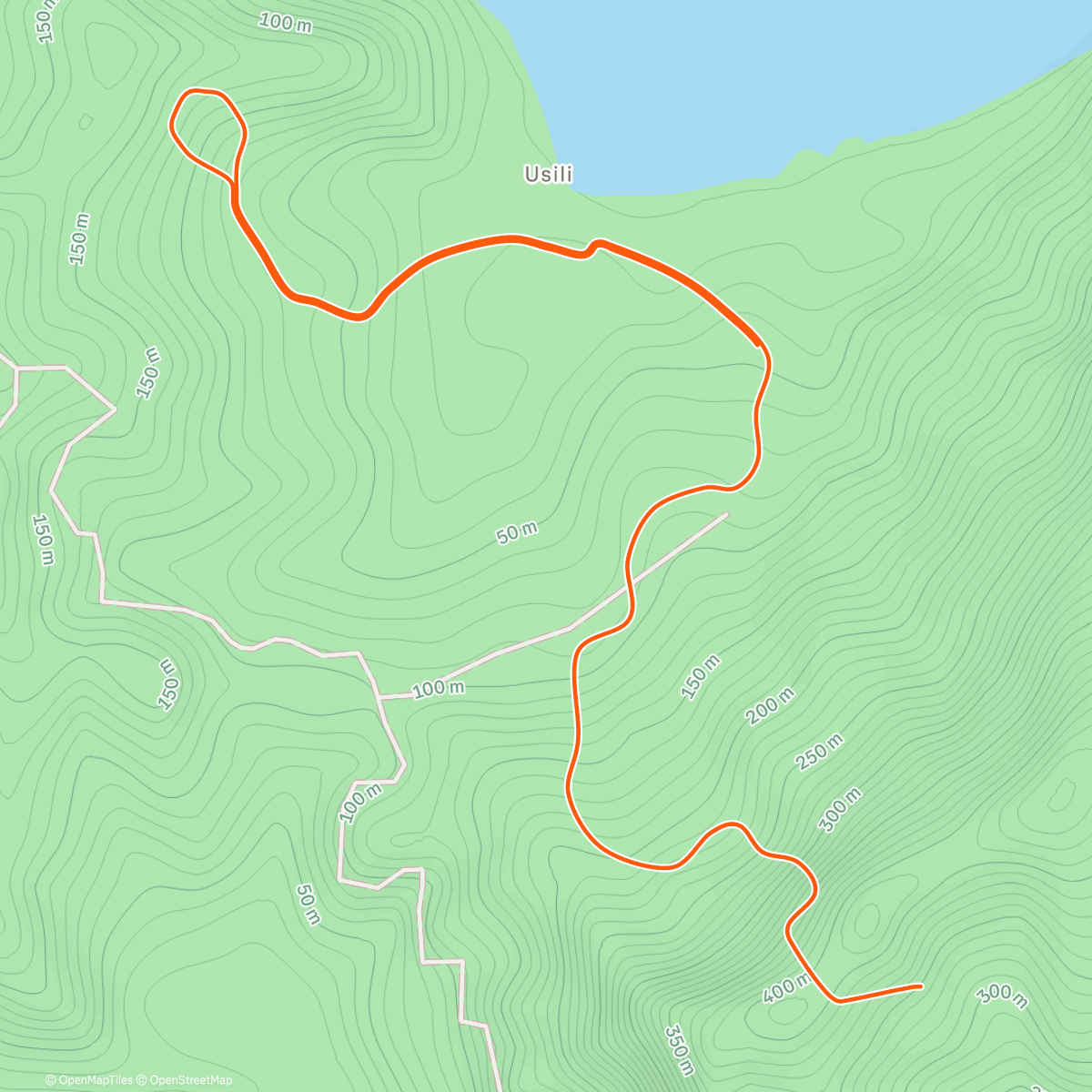 Map of the activity, Zwift - Epic Run in Watopia