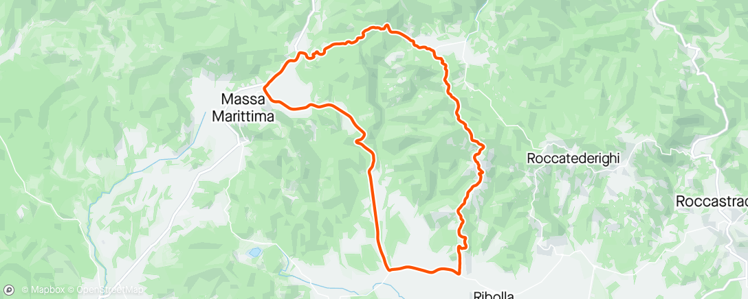 Map of the activity, Tatti - Cerro Balestro