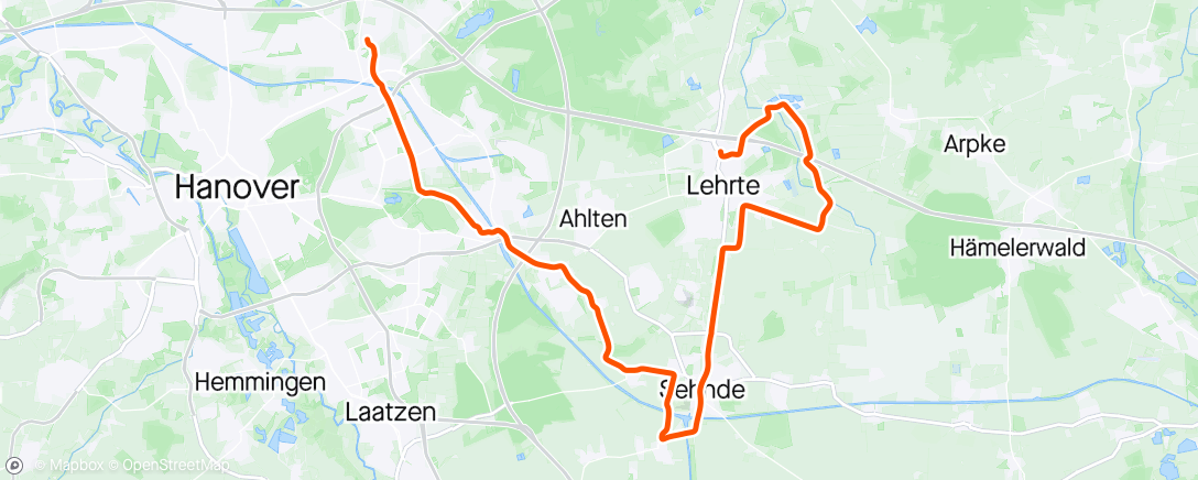 Map of the activity, X-Ride am Nachmittag mit Feierabendschlenker. 🤷🏻‍♂️
