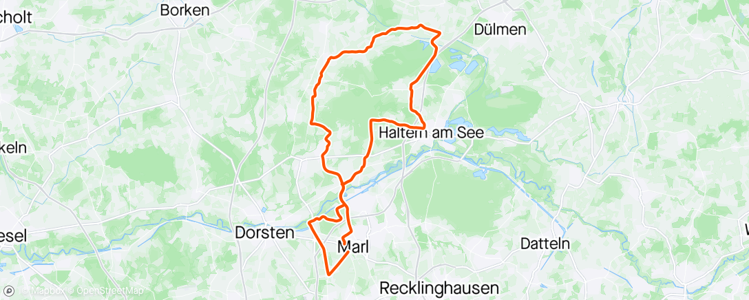 Map of the activity, Polsum Freitagsrunde - solo