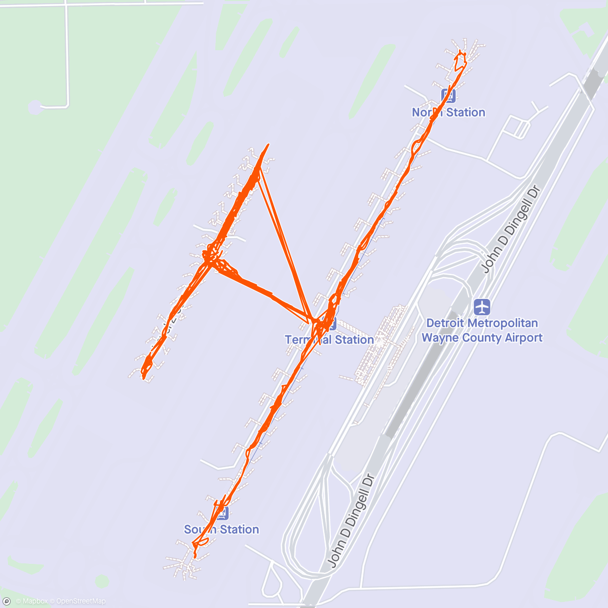 Map of the activity, DTW