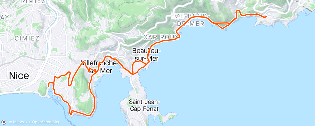 Map of the activity, Three wet rides in a week. Time to get on a plane