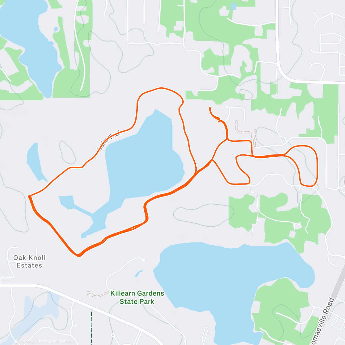 Map of the activity, Time to make the donuts
