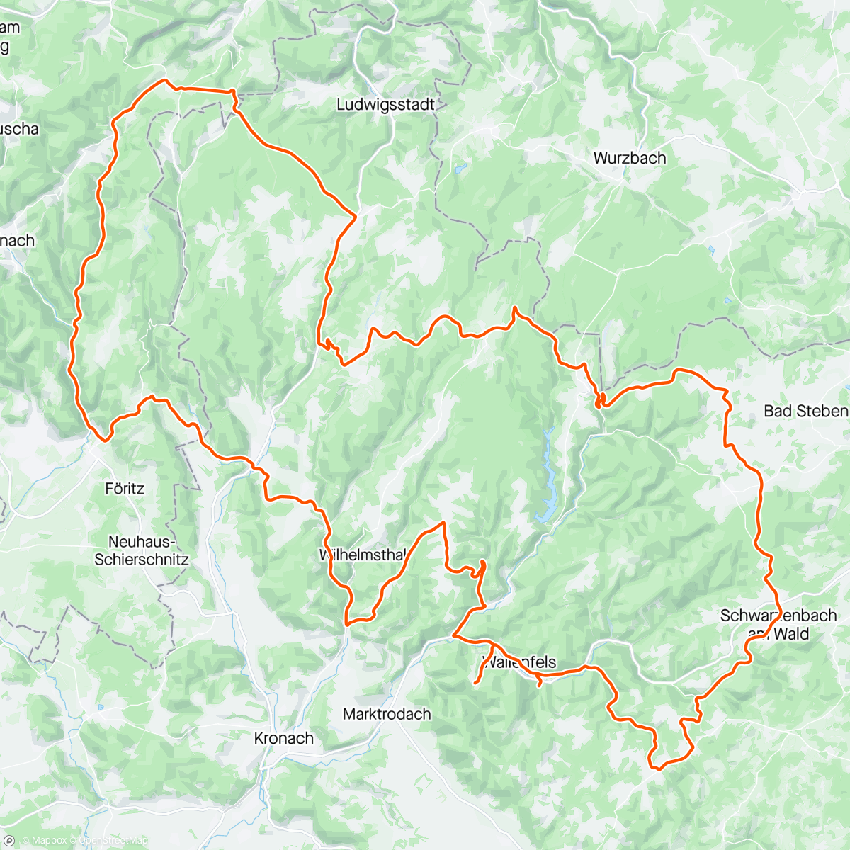 Map of the activity, Erste Ausfahrt 2024