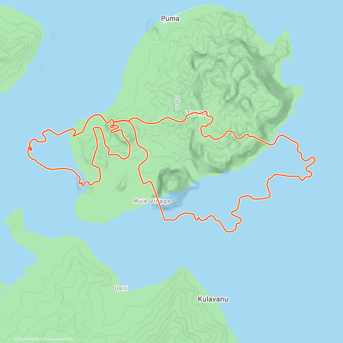 Map of the activity, Zwift - The Magnificent 8 in Watopia