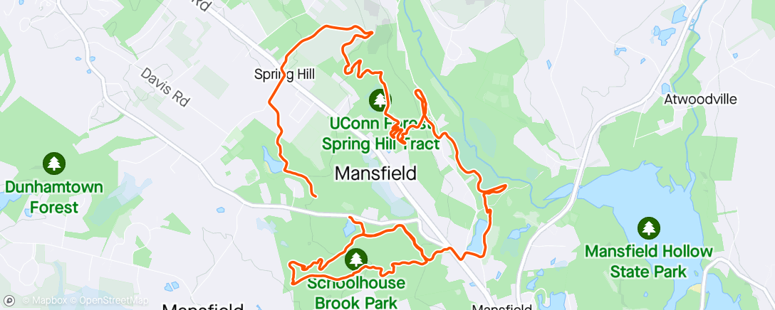 Map of the activity, Z's beginner friendly ride