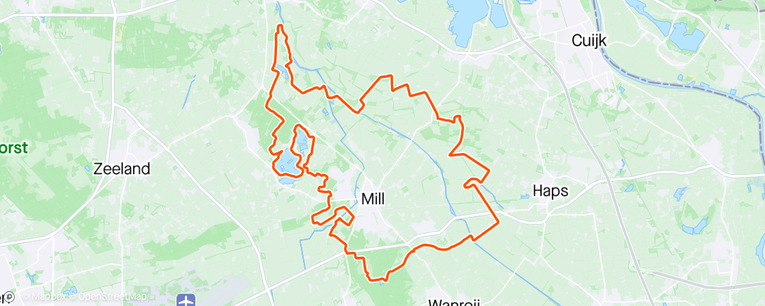 Map of the activity, Duomarathon (bike/run)