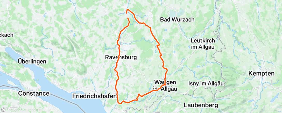 Map of the activity, Fahrt am Morgen