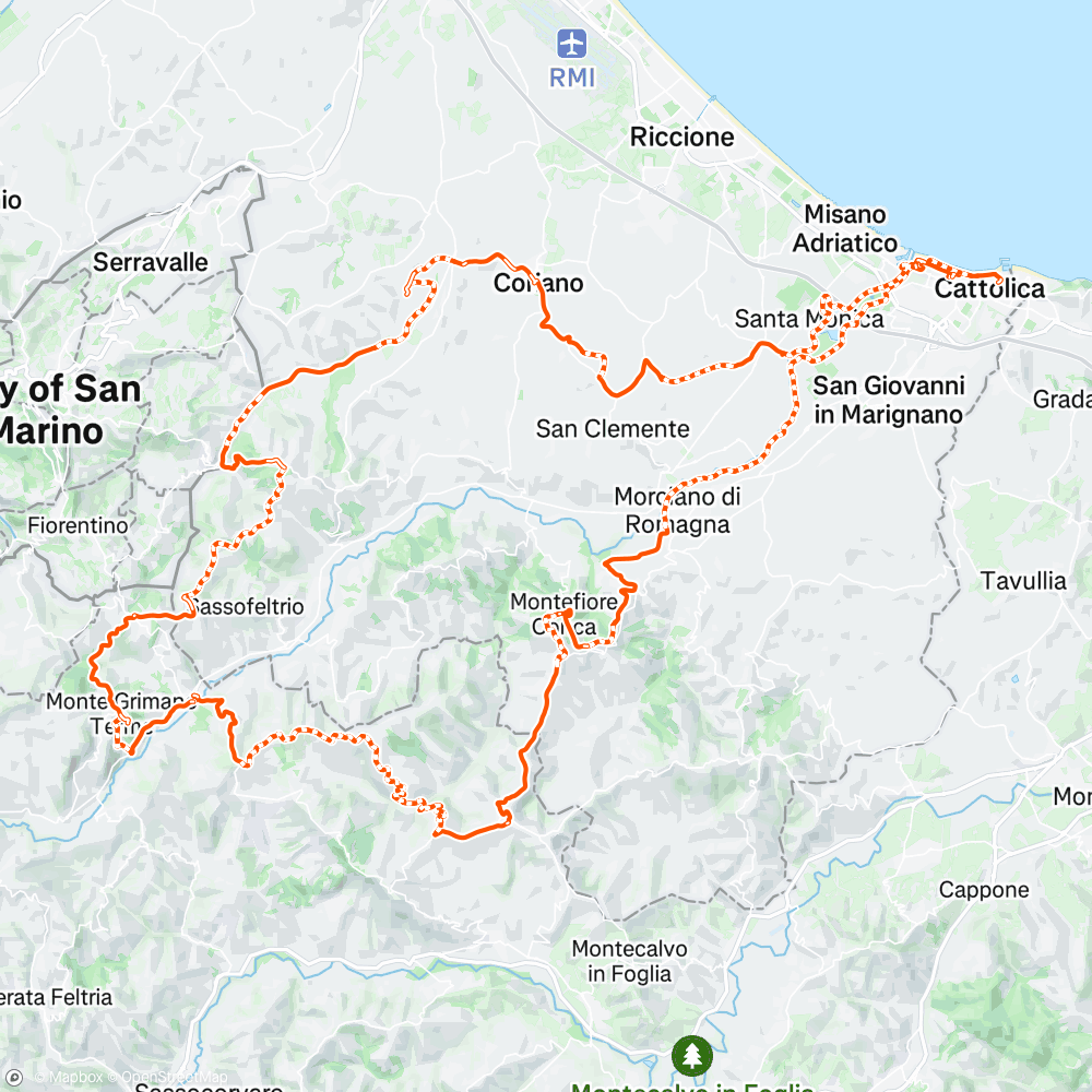 Map of the activity