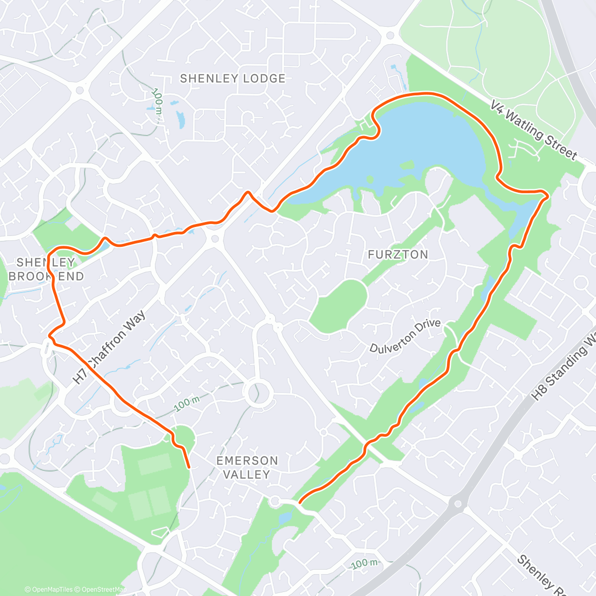 Map of the activity, Ploddy one with the ol’ man 🏃‍♀️🏃🏼‍♂️