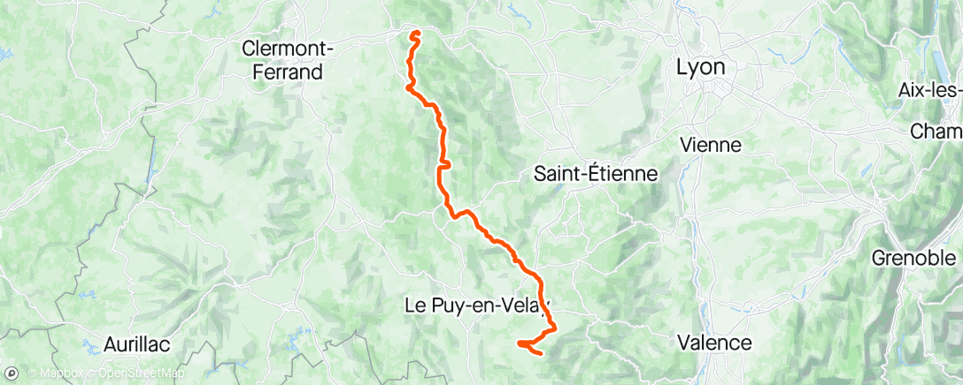 Map of the activity, Dauphine 2024 stage 3