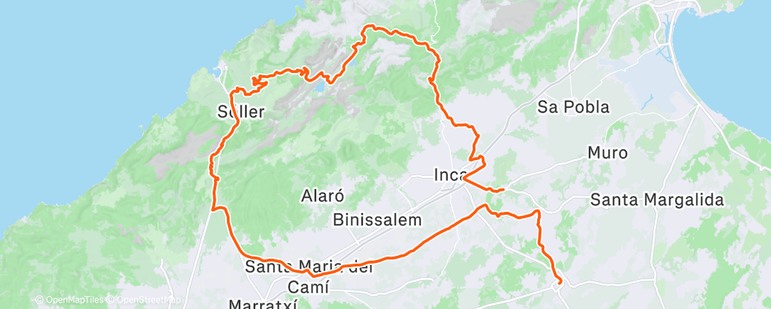 Map of the activity, mallorca #2