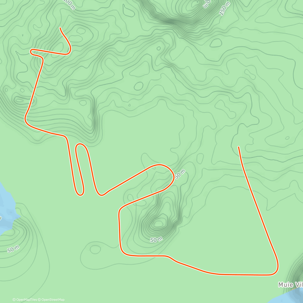 Map of the activity, 5th indoor run 2026