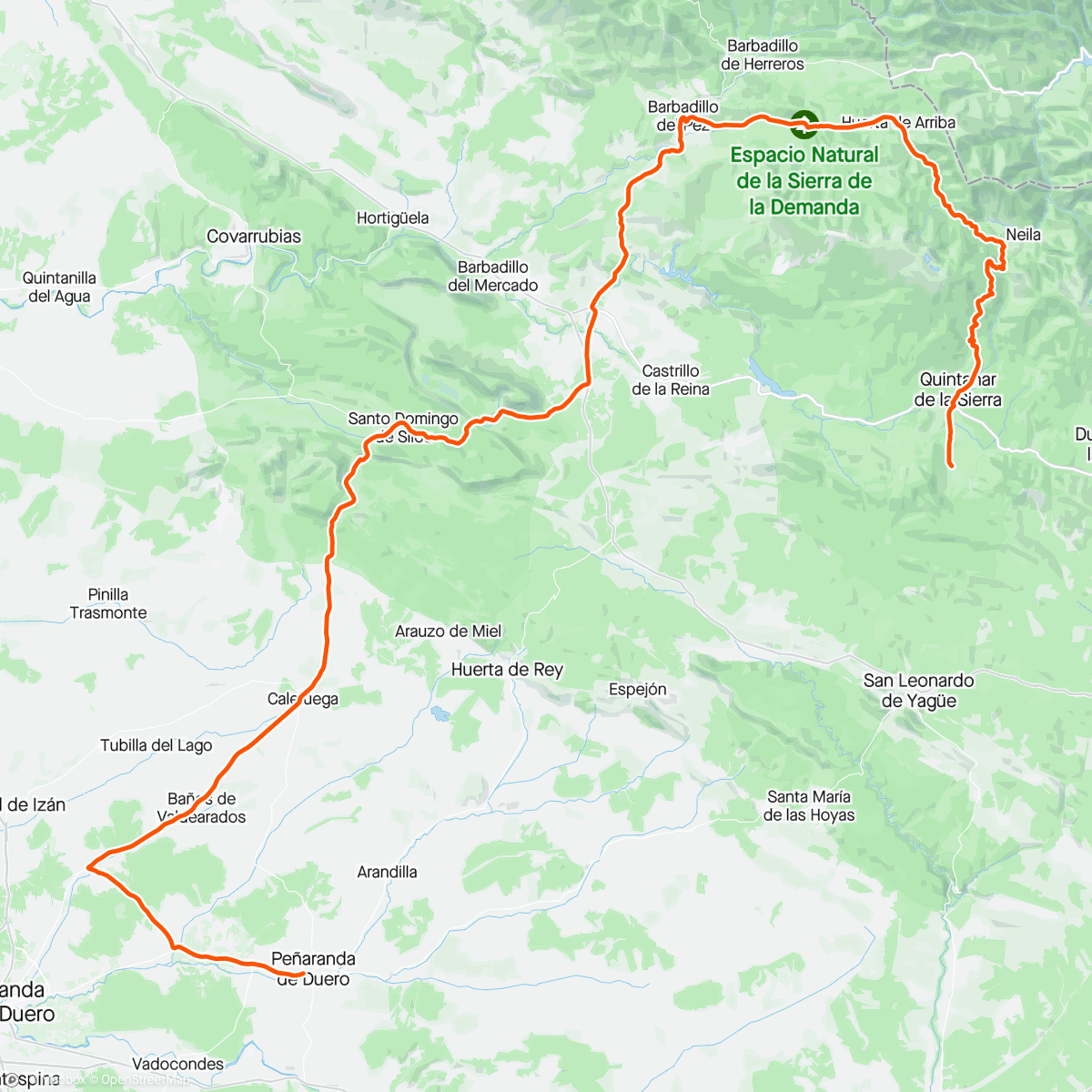 Map of the activity, Burgos, étape 4 : 🥉