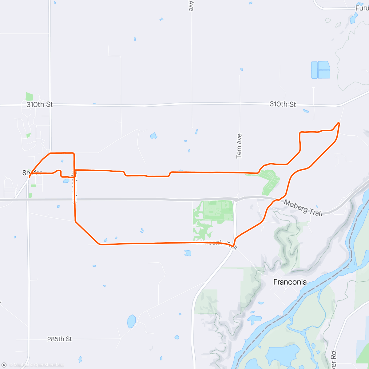 Map of the activity, Quick gravel/bike path spin w/ Lynn