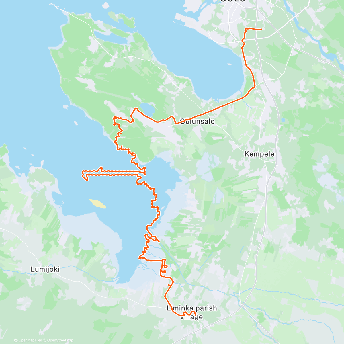 Mapa de la actividad (Suurussaari Ice Adventure 🥰)
