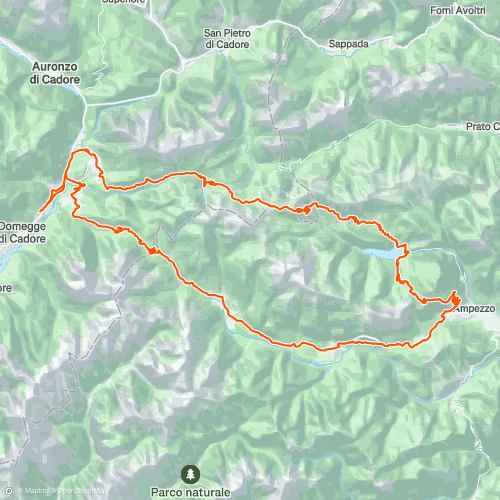 Passo Mauria, Sauris, Casera Razzo | 98.6 km Road Cycling Route on Strava