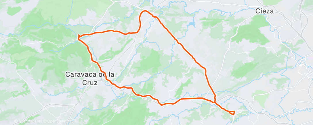 Карта физической активности (Día 364 de 365,Noroeste Murciano)