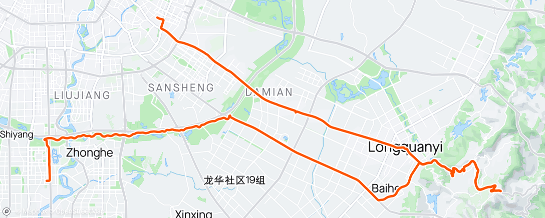 Mappa dell'attività 上班路上拐个弯