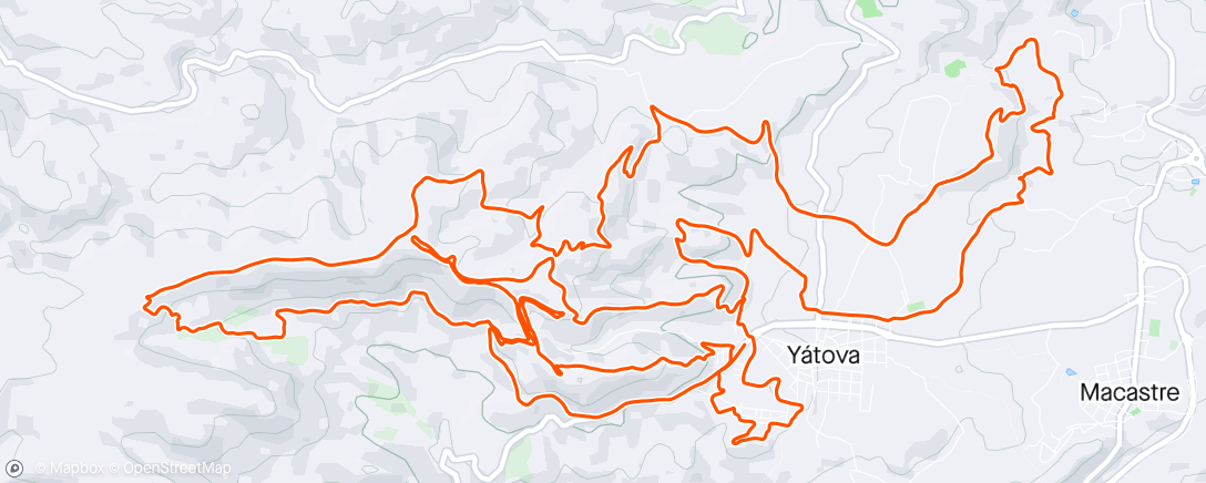 Carte de l'activité MTB Marcha yátova 2024