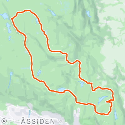 Årkvisla - Skimten - Tverken - Landfall-Strong | 18.4 km Running Route ...