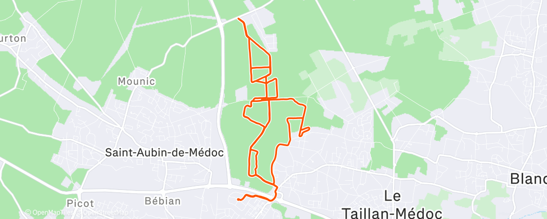 Map of the activity, Seuil | 3 x 20min dans le sable 🥵 - r2'