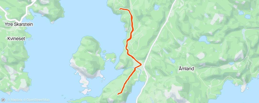 Map of the activity, Vedefjell