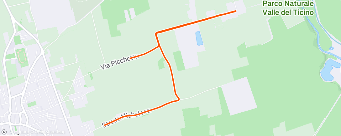Map of the activity, 1st run back home 🏠❤️