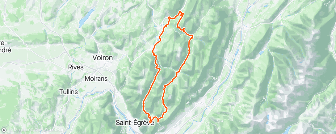 Map of the activity, Col porte - cucheron - borel - charmette