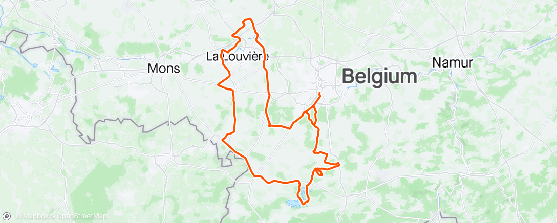 Map of the activity, 09/05/2024 Circuit de Wallonie