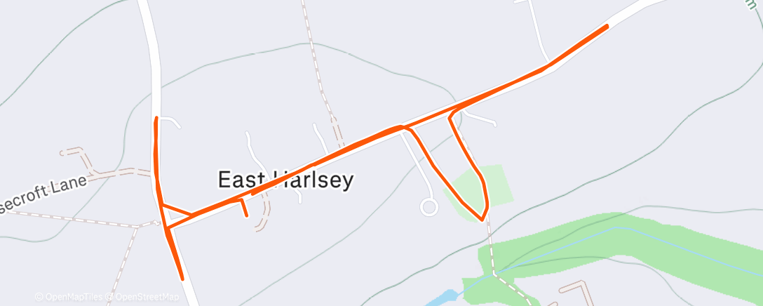 Map of the activity, Tour of the estate