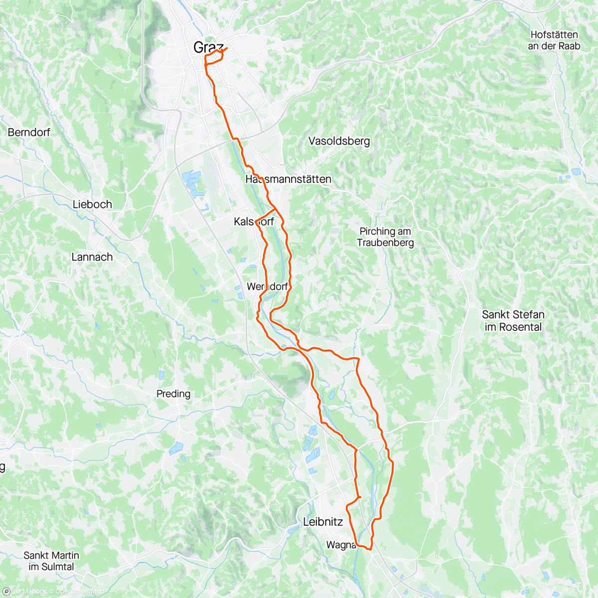 Map of the activity, wetter nützen