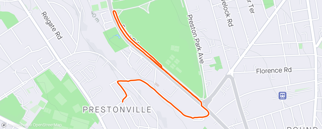 Map of the activity, When you can’t sleep, you get up and run