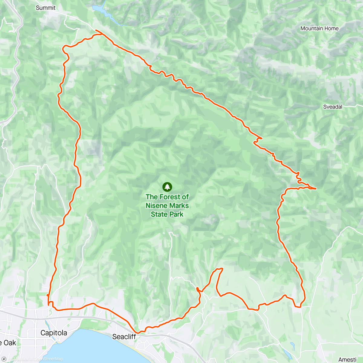Map of the activity, Eureka
