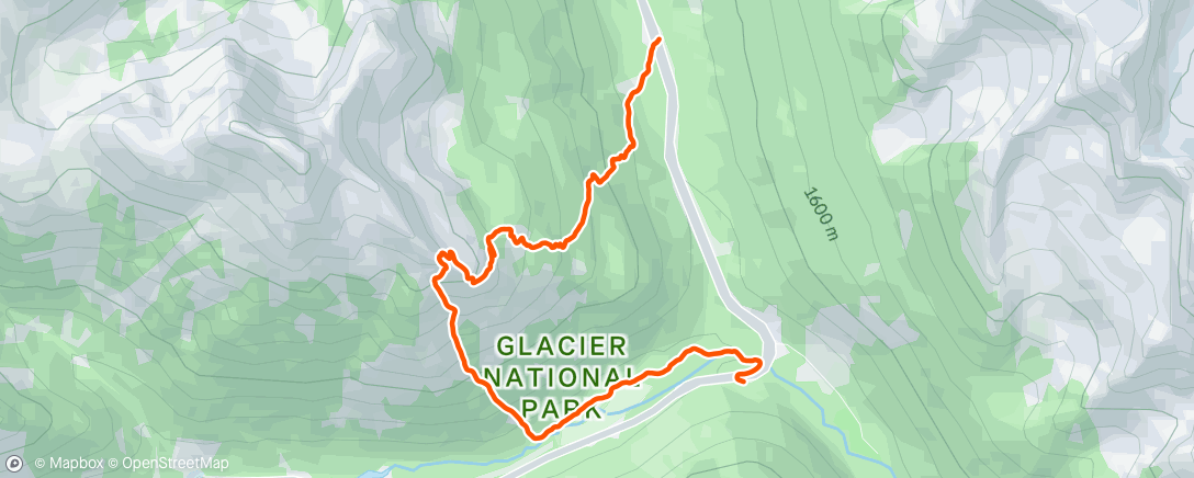 Mapa de la actividad (Morning Backcountry Ski)