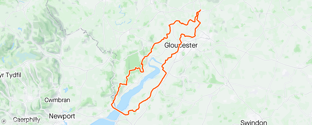 Map of the activity, Bucket list ride
