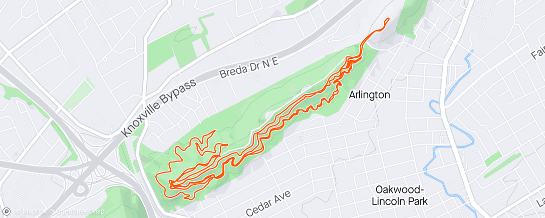 Map of the activity, AlwaySS rideable here