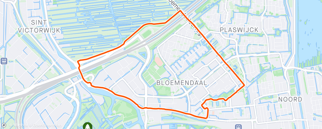 Mapa da atividade, Herstelloopje