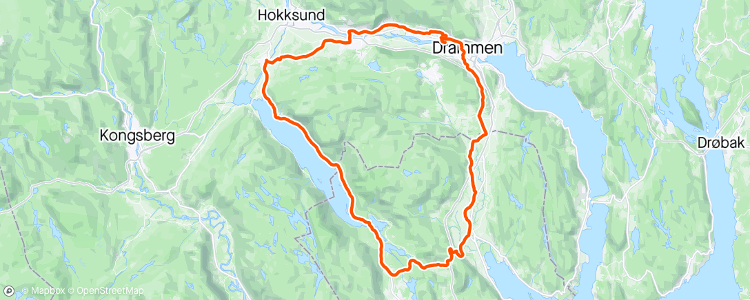 Map of the activity, Rolig tur med brodern.Svele på Eidsfoss 🤘