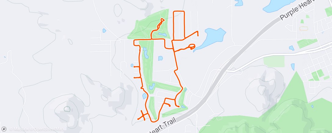 Map of the activity, Maiden voyage on e-bike