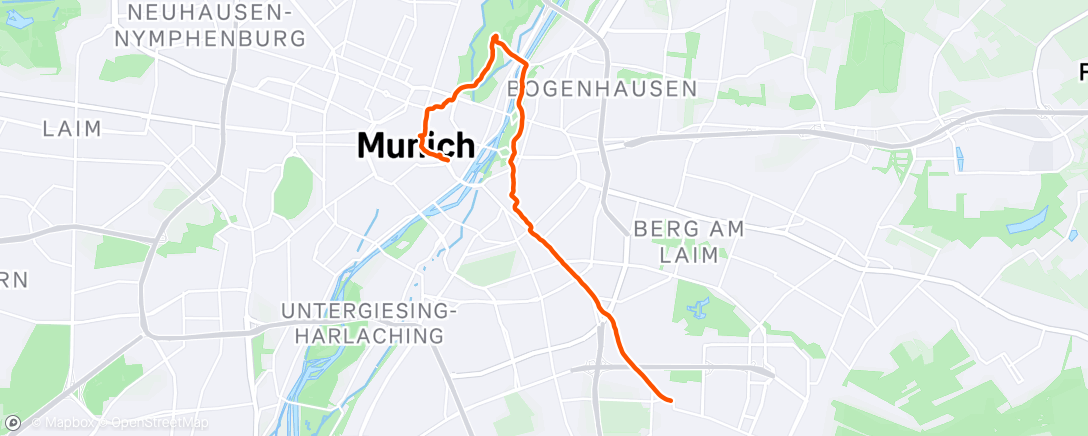 Map of the activity, Afternoon Walk