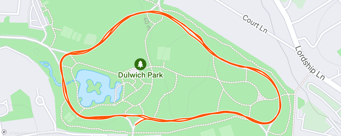 Map of the activity, Parkrun 🔥