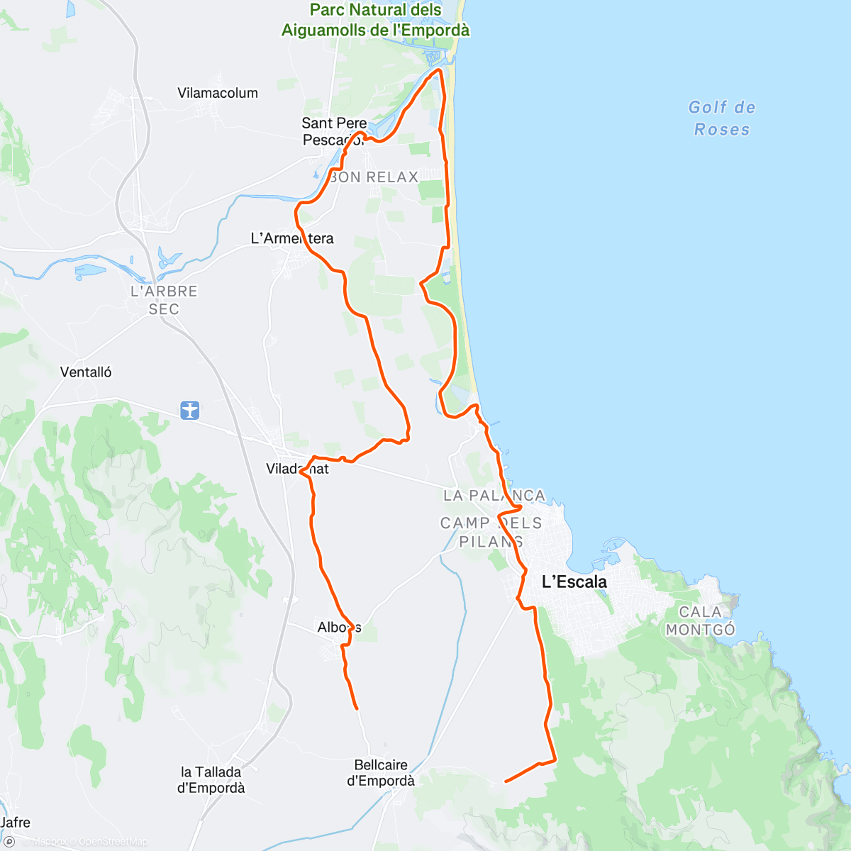 Mapa de la actividad, cuatro